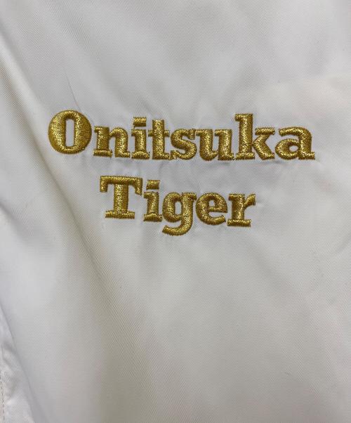 Onitsuka Tiger（オニツカタイガー）Onitsuka Tiger (オニツカタイガー) ボンバージャケット ホワイト サイズ:Lの古着・服飾アイテム