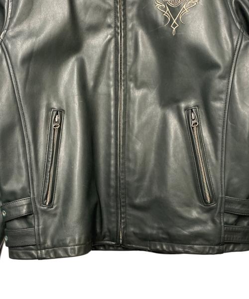 HARLEY-DAVIDSON（ハーレーダビッドソン）HARLEY-DAVIDSON (ハーレーダビッドソン) HARLEY-DAVIDSON　レザージャケット ブラック サイズ:XLの古着・服飾アイテム