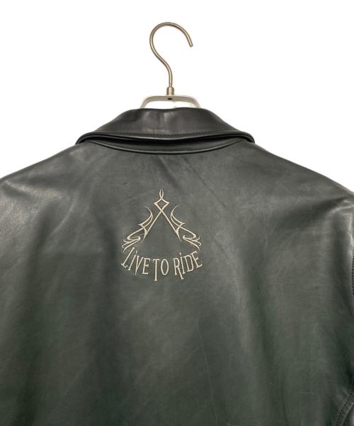 HARLEY-DAVIDSON（ハーレーダビッドソン）HARLEY-DAVIDSON (ハーレーダビッドソン) HARLEY-DAVIDSON　レザージャケット ブラック サイズ:XLの古着・服飾アイテム