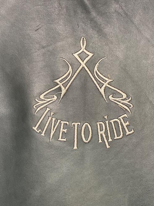 HARLEY-DAVIDSON（ハーレーダビッドソン）HARLEY-DAVIDSON (ハーレーダビッドソン) HARLEY-DAVIDSON　レザージャケット ブラック サイズ:XLの古着・服飾アイテム