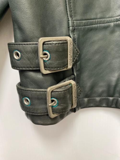 HARLEY-DAVIDSON（ハーレーダビッドソン）HARLEY-DAVIDSON (ハーレーダビッドソン) HARLEY-DAVIDSON　レザージャケット ブラック サイズ:XLの古着・服飾アイテム
