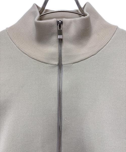 MAISON SPECIAL（メゾンスペシャル）MAISON SPECIAL (メゾンスペシャル) Double-Face Knit Prime-Over Half-Zip Pullover アイボリー サイズ:1の古着・服飾アイテム