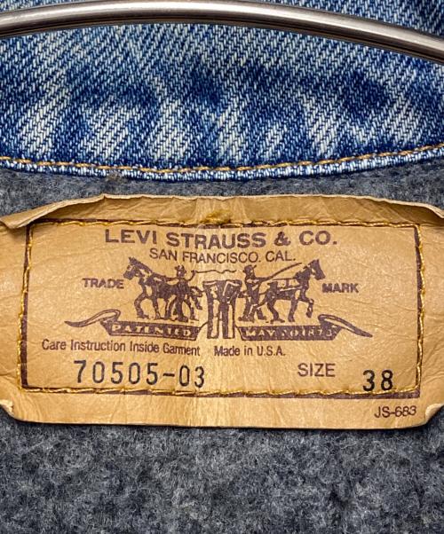 LEVI'S（リーバイス）LEVI'S (リーバイス) デニムジャケット ブルー サイズ:38の古着・服飾アイテム
