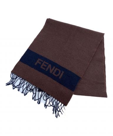 中古・古着通販】FENDI (フェンディ) マフラー ダークブラウン