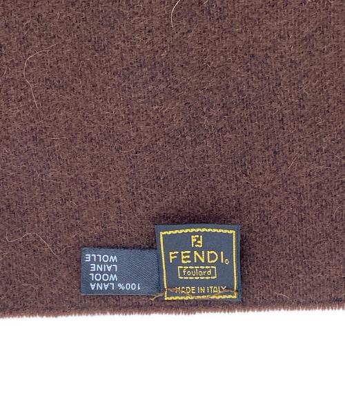 FENDI（フェンディ）FENDI (フェンディ) マフラー ダークブラウンの古着・服飾アイテム