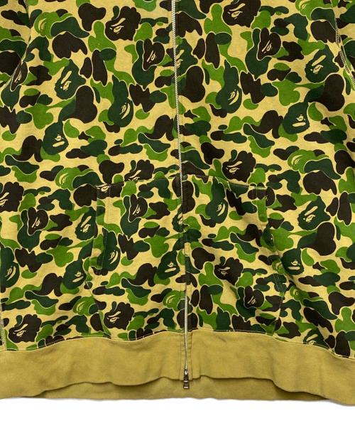 A BATHING APE（アベイシングエイプ）A BATHING APE (アベイシングエイプ) A BATHING APE　ジップパーカー オリーブ サイズ:XLの古着・服飾アイテム