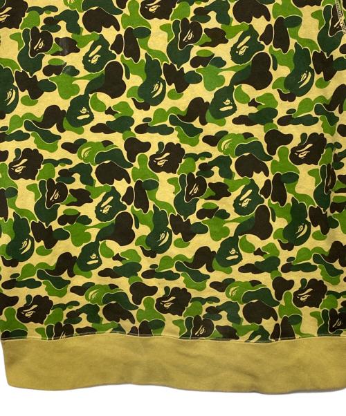 A BATHING APE（アベイシングエイプ）A BATHING APE (アベイシングエイプ) A BATHING APE　ジップパーカー オリーブ サイズ:XLの古着・服飾アイテム