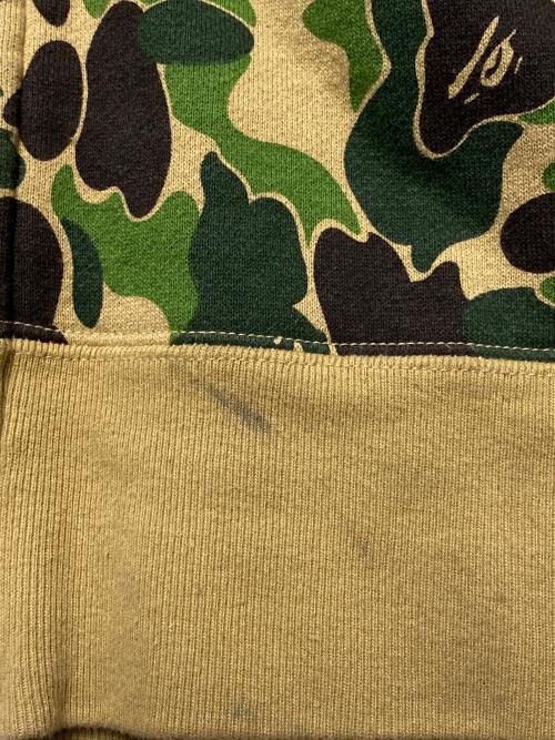 A BATHING APE（アベイシングエイプ）A BATHING APE (アベイシングエイプ) A BATHING APE　ジップパーカー オリーブ サイズ:XLの古着・服飾アイテム