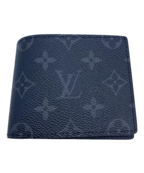LOUIS VUITTON（ルイ ヴィトン）LOUIS VUITTON (ルイ ヴィトン) モノグラム・エクリプス ポルトフォイユ・スレンダー ブラックの古着・服飾アイテム