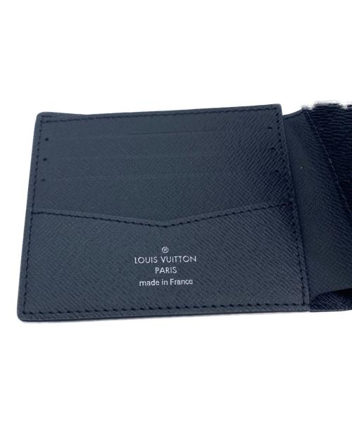 LOUIS VUITTON（ルイ ヴィトン）LOUIS VUITTON (ルイ ヴィトン) モノグラム・エクリプス ポルトフォイユ・スレンダー ブラックの古着・服飾アイテム