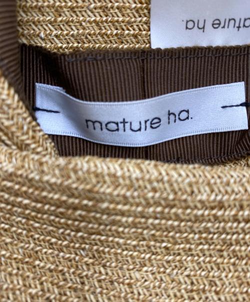 mature ha.（マチュアーハ）mature ha. (マチュアーハ) ハット ナチュラルの古着・服飾アイテム