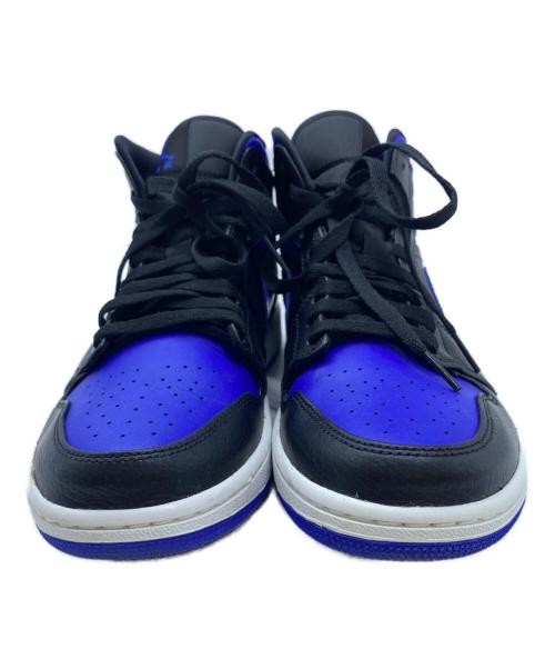 NIKE（ナイキ）NIKE (ナイキ) AIR JORDAN 1 MID ブルー×ブラック サイズ:27の古着・服飾アイテム