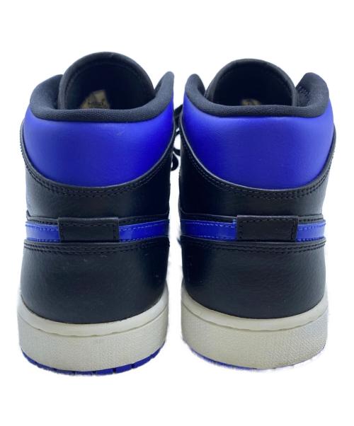 NIKE（ナイキ）NIKE (ナイキ) AIR JORDAN 1 MID ブルー×ブラック サイズ:27の古着・服飾アイテム