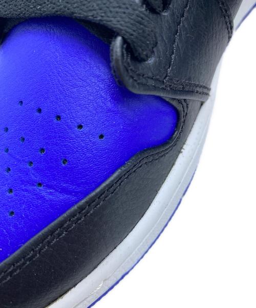 NIKE（ナイキ）NIKE (ナイキ) AIR JORDAN 1 MID ブルー×ブラック サイズ:27の古着・服飾アイテム