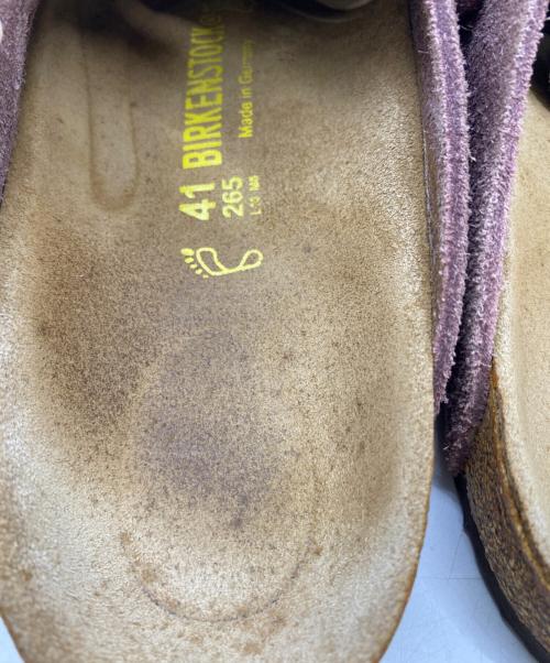 BIRKENSTOCK（ビルケンシュトック）BIRKENSTOCK (ビルケンシュトック) Boston パープル サイズ:26.5の古着・服飾アイテム