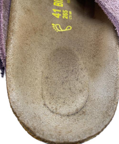 BIRKENSTOCK（ビルケンシュトック）BIRKENSTOCK (ビルケンシュトック) Boston パープル サイズ:26.5の古着・服飾アイテム