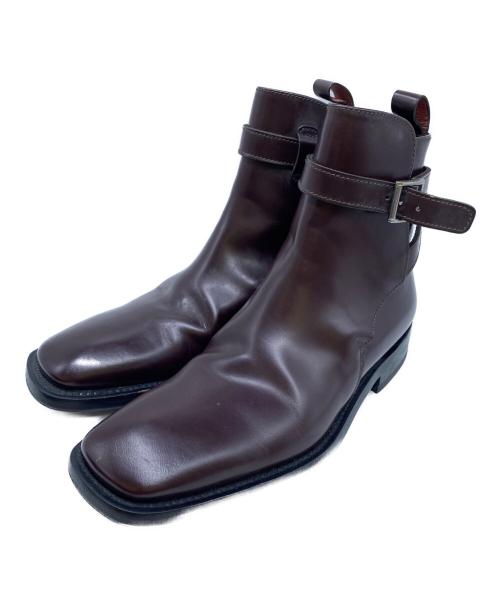 PRADA（プラダ）PRADA (プラダ) ジョッパーブーツ ブラウン サイズ:5の古着・服飾アイテム