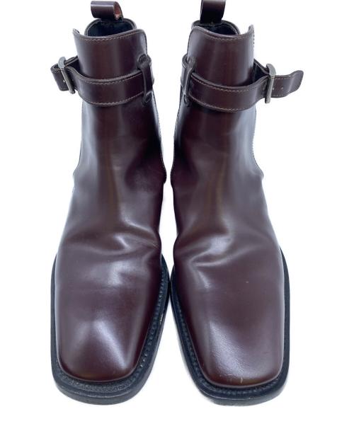PRADA（プラダ）PRADA (プラダ) ジョッパーブーツ ブラウン サイズ:5の古着・服飾アイテム