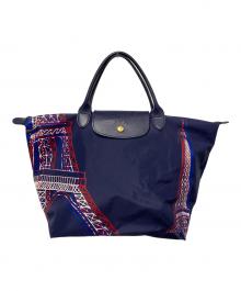 LONGCHAMP（ロンシャン）の古着「LONGCHAMP　トートバッグ」｜ネイビー