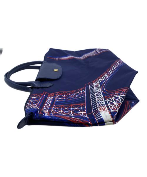 LONGCHAMP（ロンシャン）LONGCHAMP (ロンシャン) LONGCHAMP　トートバッグ ネイビーの古着・服飾アイテム