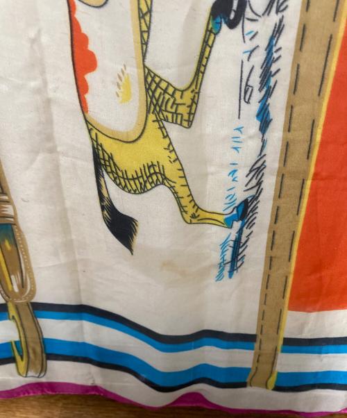 HERMES（エルメス）HERMES (エルメス) HERMES　馬着　シルクスカーフ マルチカラーの古着・服飾アイテム