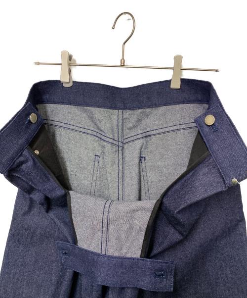 JOHN LAWRENCE SULLIVAN（ジョン ローレンス サリバン）JOHN LAWRENCE SULLIVAN (ジョン ローレンス サリバン) ワイドデニムパンツ ブルー サイズ:Sの古着・服飾アイテム
