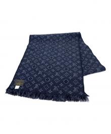 LOUIS VUITTON（ルイ ヴィトン）の古着「LOUIS VUITTON　モノグラム クラシック　マフラー」｜ブラック