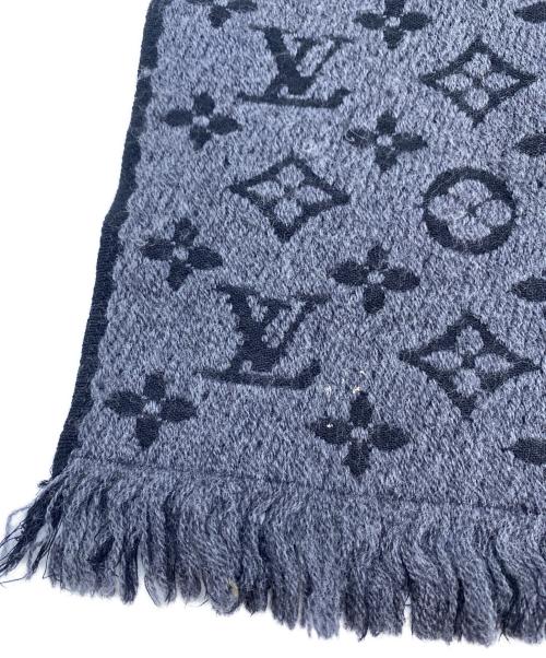 LOUIS VUITTON（ルイ ヴィトン）LOUIS VUITTON (ルイ ヴィトン) LOUIS VUITTON　モノグラム クラシック　マフラー ブラックの古着・服飾アイテム