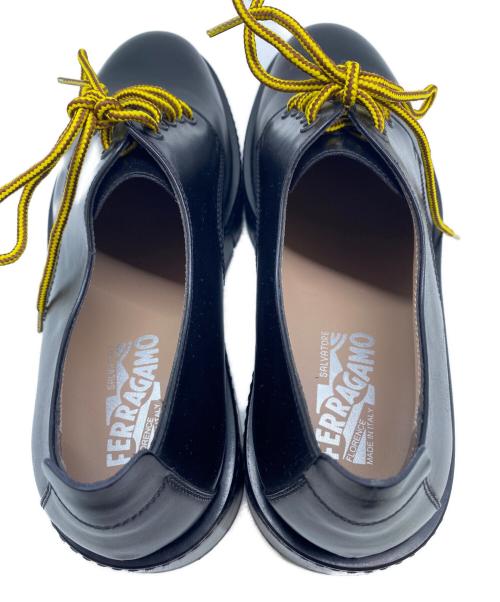 Salvatore Ferragamo（サルヴァトーレ フェラガモ）Salvatore Ferragamo (サルヴァトーレ フェラガモ) Salvatore Ferragamo　レースアップレザーシューズ ブラック サイズ:ＳＩＺＥ　9の古着・服飾アイテム