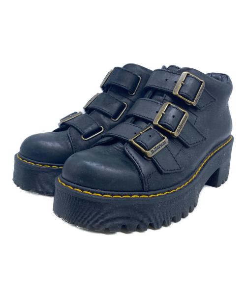 Dr.Martens（ドクターマーチン）Dr.Martens (ドクターマーチン) 3ストラップ厚底ブーツ ブラック サイズ:23㎝の古着・服飾アイテム