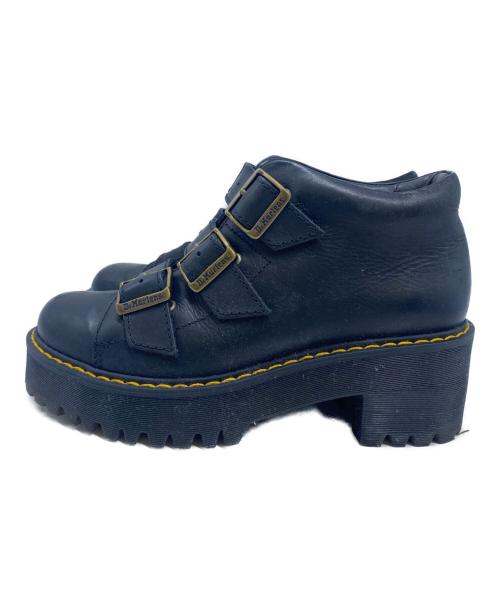 Dr.Martens（ドクターマーチン）Dr.Martens (ドクターマーチン) 3ストラップ厚底ブーツ ブラック サイズ:23㎝の古着・服飾アイテム