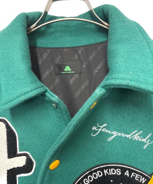 A FEW GOOD KIDS（アフューグッドキッズ）A FEW GOOD KIDS (アフューグッドキッズ) スタジャン グリーン サイズ:XLの古着・服飾アイテム