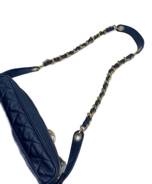 CHANEL（シャネル）CHANEL (シャネル) ココマークショルダーバッグ ブラックの古着・服飾アイテム
