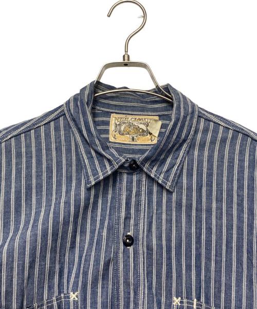 freewheelers（フリーホイーラーズ）FREEWHEELERS (フリーホイーラーズ) 長袖シャツ ネイビー サイズ:17の古着・服飾アイテム