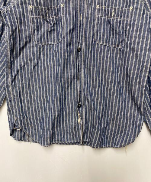 freewheelers（フリーホイーラーズ）FREEWHEELERS (フリーホイーラーズ) 長袖シャツ ネイビー サイズ:17の古着・服飾アイテム