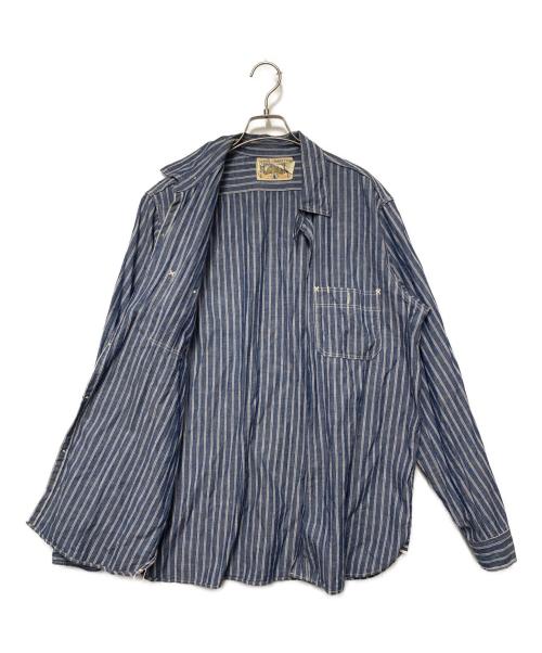 freewheelers（フリーホイーラーズ）FREEWHEELERS (フリーホイーラーズ) 長袖シャツ ネイビー サイズ:17の古着・服飾アイテム