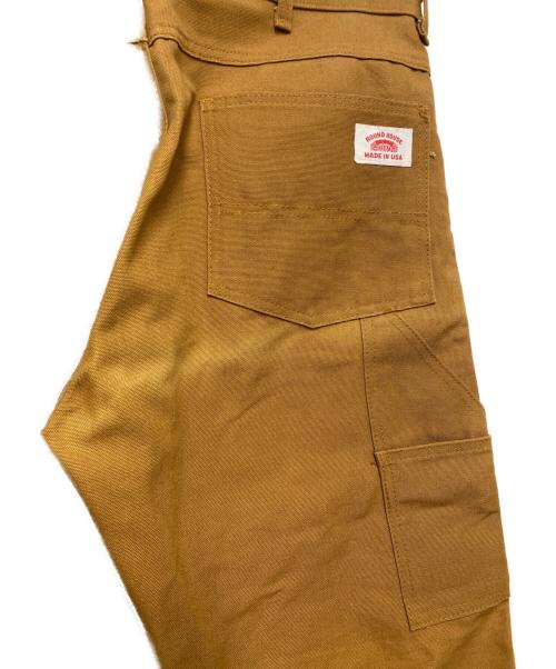 round house（ラウンドハウス）round house (ラウンドハウス) ペインターパンツ ブラウン サイズ:W34の古着・服飾アイテム