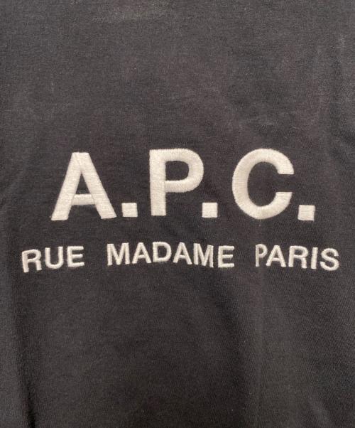 A.P.C.（アーペーセー）A.P.C. (アーペーセー) A.P.C.　半袖カットソー ブラック サイズ:Lの古着・服飾アイテム