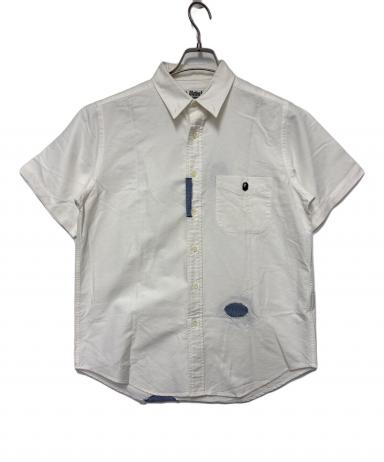 .Kです！A BATHING APE ボタンダウンシャツ ホワイト 中古・古着通販】A BATHING APE (アベイシングエイプ) A BATHING APE