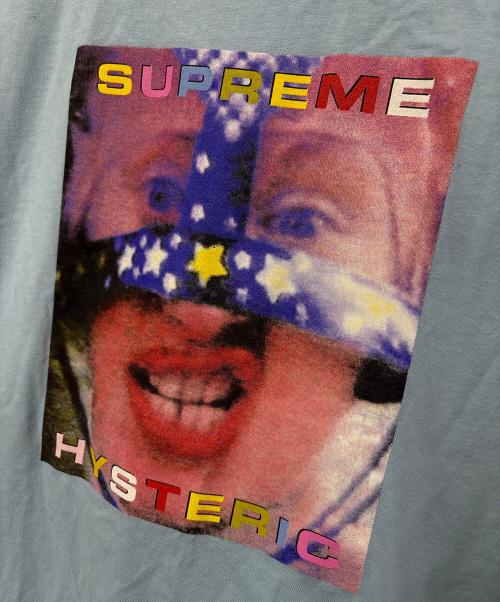 Hysteric Glamour（ヒステリックグラマー）Hysteric Glamour (ヒステリックグラマー) Supreme (シュプリーム) 半袖カットソー ブルー サイズ:Lの古着・服飾アイテム