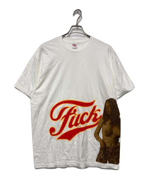 Hysteric Glamour（ヒステリックグラマー）Hysteric Glamour (ヒステリックグラマー) Supreme (シュプリーム) 半袖カットソー ホワイト サイズ:Lの古着・服飾アイテム