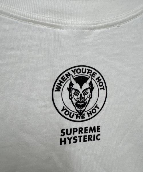 Hysteric Glamour（ヒステリックグラマー）Hysteric Glamour (ヒステリックグラマー) Supreme (シュプリーム) 半袖カットソー ホワイト サイズ:Lの古着・服飾アイテム