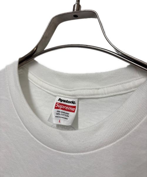Hysteric Glamour（ヒステリックグラマー）Hysteric Glamour (ヒステリックグラマー) Supreme (シュプリーム) 半袖カットソー ホワイト サイズ:Lの古着・服飾アイテム