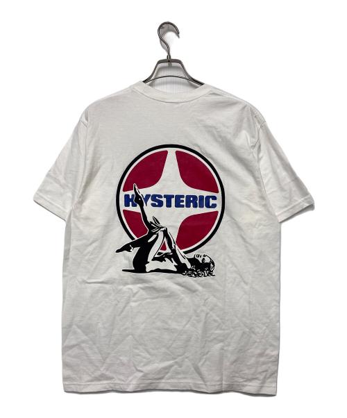 Hysteric Glamour（ヒステリックグラマー）Hysteric Glamour (ヒステリックグラマー) Supreme (シュプリーム) 半袖カットソー ホワイト サイズ:Lの古着・服飾アイテム