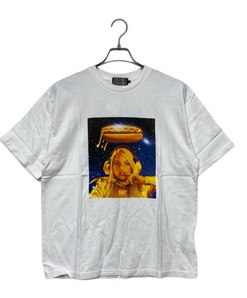 Hysteric Glamour（ヒステリックグラマー）Hysteric Glamour (ヒステリックグラマー) Hysteric Glamour　半袖カットソー ホワイト サイズ:L 未使用品の古着・服飾アイテム