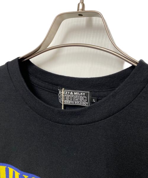 Hysteric Glamour（ヒステリックグラマー）Hysteric Glamour (ヒステリックグラマー) 半袖カットソー ブラック サイズ:L 未使用品の古着・服飾アイテム