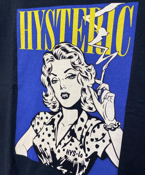 Hysteric Glamour（ヒステリックグラマー）Hysteric Glamour (ヒステリックグラマー) 半袖カットソー ブラック サイズ:L 未使用品の古着・服飾アイテム