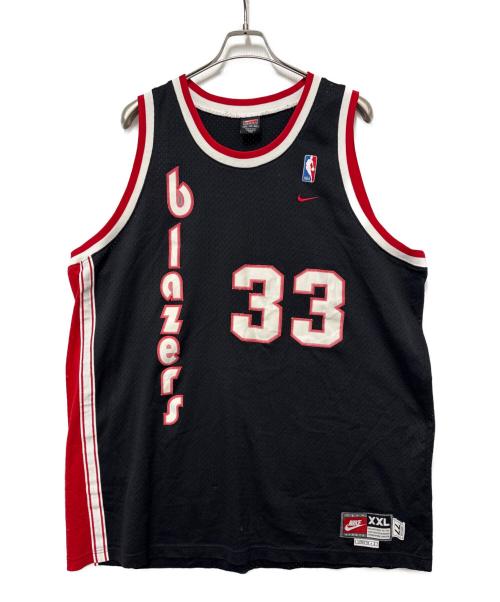 NIKE（ナイキ）NIKE (ナイキ) バスケットボールユニフォーム　NBA blazers 33 ブラック×レッド サイズ:XXLの古着・服飾アイテム