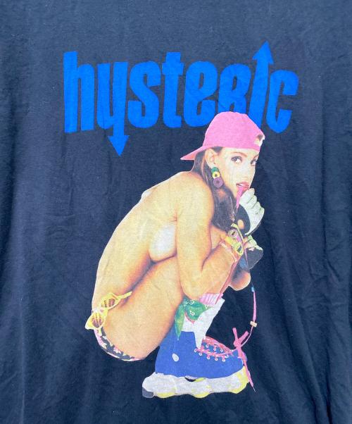 Hysteric Glamour（ヒステリックグラマー）Hysteric Glamour (ヒステリックグラマー) PLAY BOY (プレイボーイ) 半袖カットソー ブラック サイズ:Lの古着・服飾アイテム