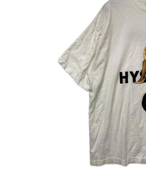 Hysteric Glamour（ヒステリックグラマー）Hysteric Glamour (ヒステリックグラマー) PLAY BOY (プレイボーイ) 半袖カットソー ホワイト サイズ:Lの古着・服飾アイテム